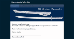 Desktop Screenshot of 3daguilar.com