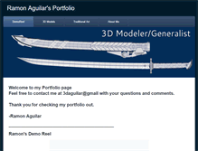 Tablet Screenshot of 3daguilar.com